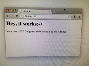 Hello Webserver!
